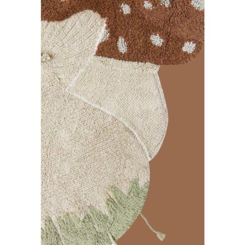 Dywan do prania grzybki Borowiki 120x120cm Dywan do prania grzybki Borowiki 120x120cm