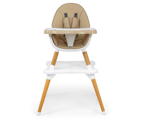 Krzesełko do karmienia 2w1 Malmo Beige Krzesełko do karmienia 2w1 Malmo Beige