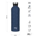 NC3805 BUTELKA TURYSTYCZNA 750ML NIEBIESKA NILS CAMP