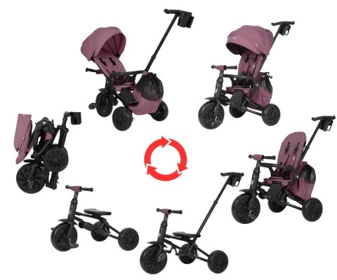 Qplay Rowerek Trójkołowy Nova Max Violet Qplay Rowerek Trójkołowy Nova Max Violet