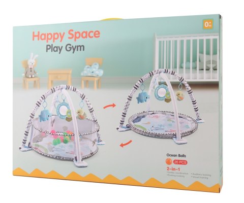 TinyMini JL626-2D Mata edukacyjna 2w1 Basen z Piłkami TinyMini JL626-2D Mata edukacyjna 2w1 Basen z Piłkami