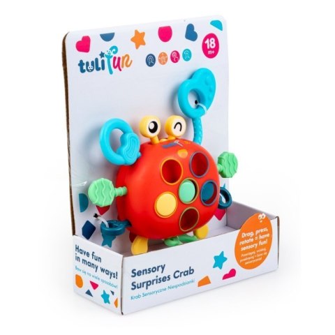 Krab sensoryczne niespodzianki DUMEL DUMEL Krab sensoryczne niespodzianki DUMEL DUMEL