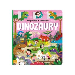Książka z okienkami dinozaury AKSJOMAT AKSJOMAT