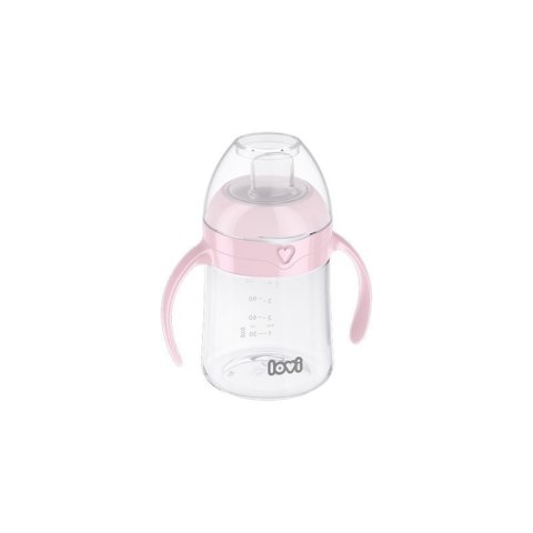 Kubek z ustnikiem 150ml pink LOVI LOVI
