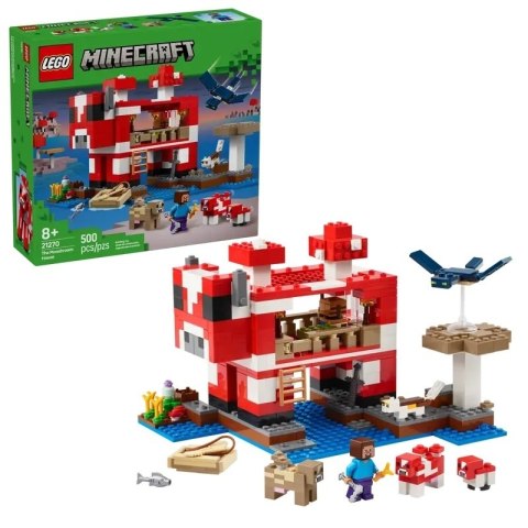MINECRAFT DOM GRZYBOWEJ KROWY LEGO MINECRAFT DOM GRZYBOWEJ KROWY LEGO