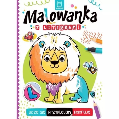 Malowanka z literkami AKSJOMAT AKSJOMAT Malowanka z literkami AKSJOMAT AKSJOMAT