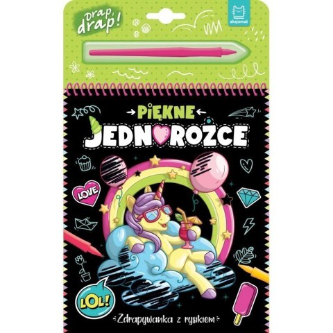 Piękne jednorożce zdrap.z rys. AKSJOMAT AKSJOMAT Piękne jednorożce zdrap.z rys. AKSJOMAT AKSJOMAT