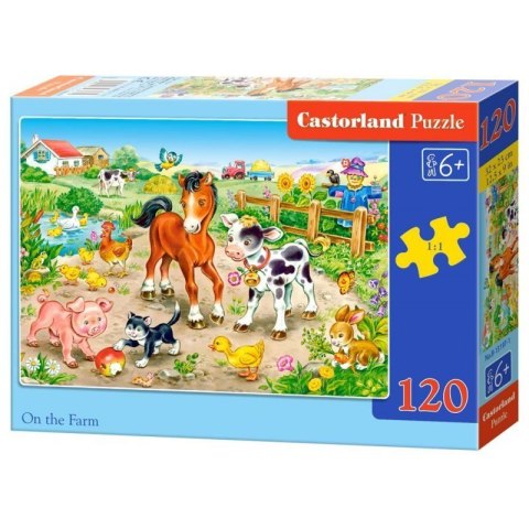 Puzzle 120el. on the farm CASTOR CASTOR Puzzle 120el. on the farm CASTOR CASTOR
