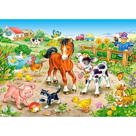 Puzzle 120el. on the farm CASTOR CASTOR Puzzle 120el. on the farm CASTOR CASTOR