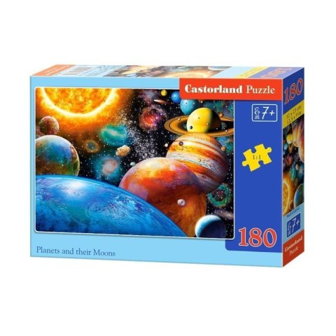 Puzzle 180 el. planets moons CASTOR CASTOR Puzzle 180 el. planets moons CASTOR CASTOR