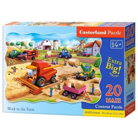 Puzzle 20el.maxi work on farm CASTOR CASTOR Puzzle 20el.maxi work on farm CASTOR CASTOR