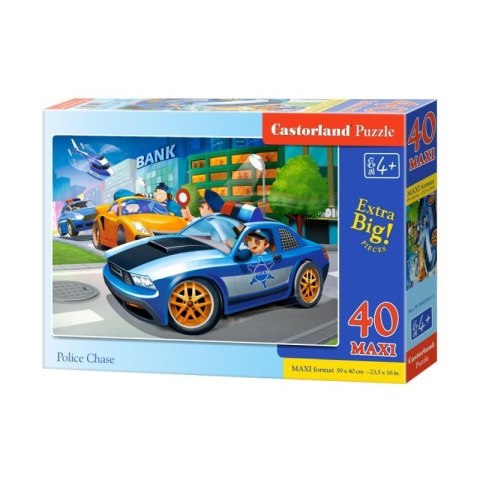 Puzzle 40 el.maxi police chase CASTOR CASTOR Puzzle 40 el.maxi police chase CASTOR CASTOR