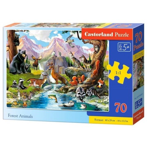 Puzzle 70 forest animals CASTOR CASTOR Puzzle 70 forest animals CASTOR CASTOR