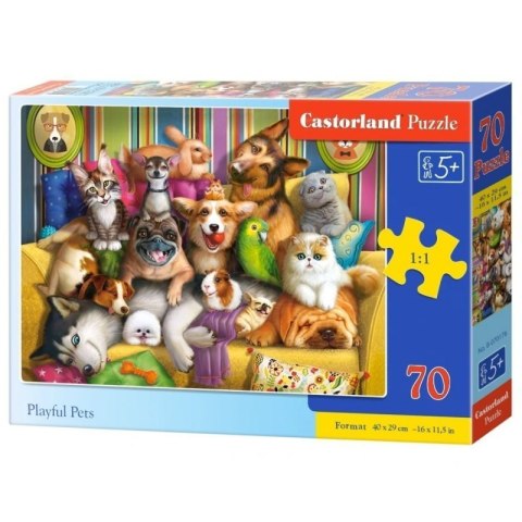Puzzle 70 playful pets CASTOR CASTOR Puzzle 70 playful pets CASTOR CASTOR