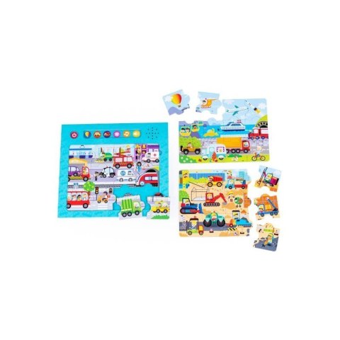 Puzzle dźwięki wokół pojazdy DUMEL DUMEL Puzzle dźwięki wokół pojazdy DUMEL DUMEL