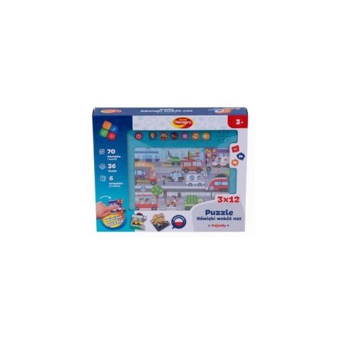 Puzzle dźwięki wokół pojazdy DUMEL DUMEL Puzzle dźwięki wokół pojazdy DUMEL DUMEL