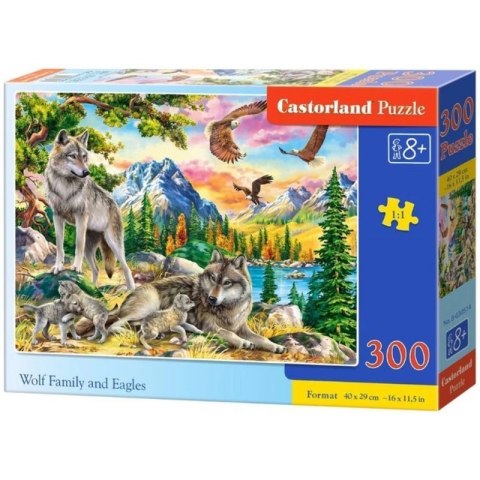 Puzzle wolf family eagles 300 CASTOR CASTOR Puzzle wolf family eagles 300 CASTOR CASTOR
