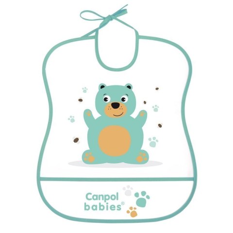 Ślinak plastikowy miękki CANPOL BABIES CANPOL BABIES Ślinak plastikowy miękki CANPOL BABIES CANPOL BABIES