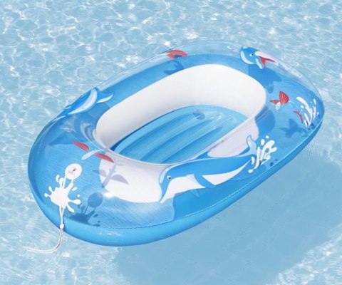 Bestway 34037 Łódka do pływania Delfin 1.02m x 69cm Bestway 34037 Łódka do pływania Delfin 1.02m x 69cm