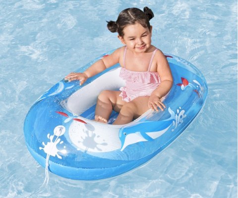 Bestway 34037 Łódka do pływania Delfin 1.02m x 69cm Bestway 34037 Łódka do pływania Delfin 1.02m x 69cm
