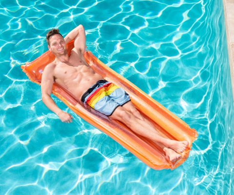 Bestway 44013 Dmuchany materac plażowy Przezroczysty Pomarańczowy 1.83m x 76cm Bestway 44013 Dmuchany materac plażowy Przezroczysty Pomarańczowy 1.83m x 76cm