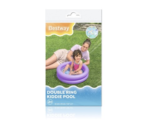 Bestway 51061 Mikro Basenik Fioletowy 61cm x 15cm Bestway 51061 Mikro Basenik Fioletowy 61cm x 15cm