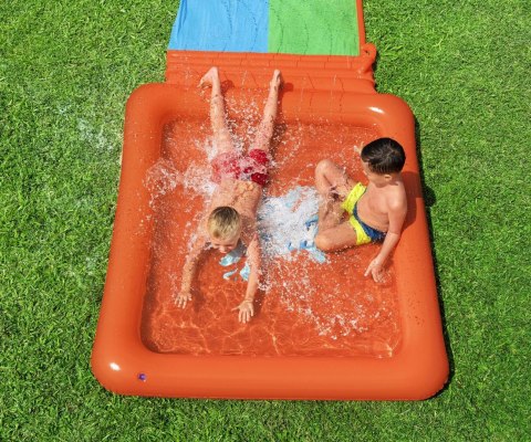 Bestway 52633 Ślizgawka podwójna H2OGO! Super Splash z basenikiem 5.31m Bestway 52633 Ślizgawka podwójna H2OGO! Super Splash z basenikiem 5.31m