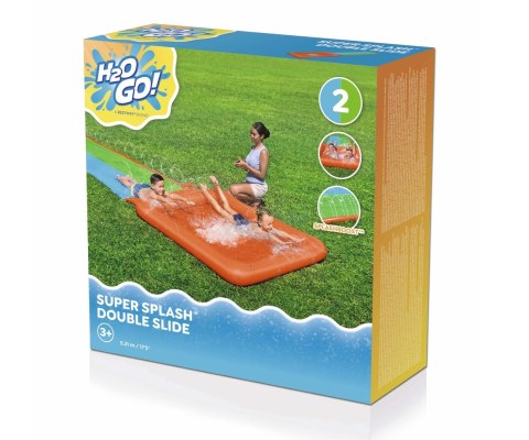 Bestway 52633 Ślizgawka podwójna H2OGO! Super Splash z basenikiem 5.31m Bestway 52633 Ślizgawka podwójna H2OGO! Super Splash z basenikiem 5.31m