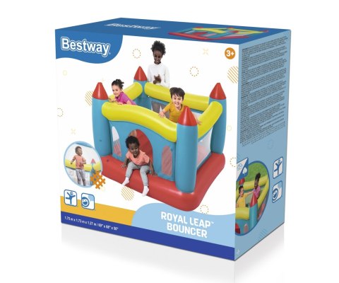 Bestway 52647 Dmuchany Zamek do skakania Royal Leap Bouncer 1.75m x 1.73m x 1.27m Bestway 52647 Dmuchany Zamek do skakania Royal Leap Bouncer 1.75m x 1.73m x 1.27m