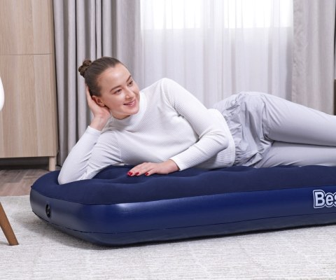 Bestway 67001 Materac dmuchany turystyczny Twin 1.88m x 0.99m x 22cm Bestway 67001 Materac dmuchany turystyczny Twin 1.88m x 0.99m x 22cm