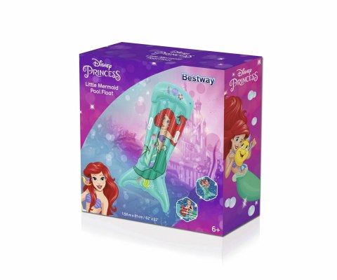 Bestway 9101F Little Mermaid Materac plażowy Mała Syrenka 1.58m x 81cm Bestway 9101F Little Mermaid Materac plażowy Mała Syrenka 1.58m x 81cm