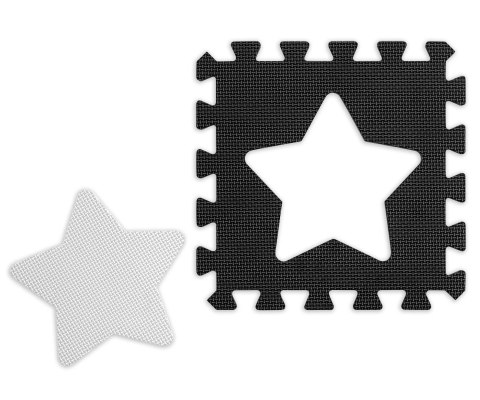 Mata piankowa puzzle Jolly 4x4 Shapes - Grey Mata piankowa puzzle Jolly 4x4 Shapes - Grey
