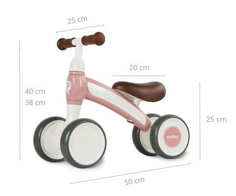 Qplay Pojazd Cutey Retro Pink Qplay Pojazd Cutey Retro Pink