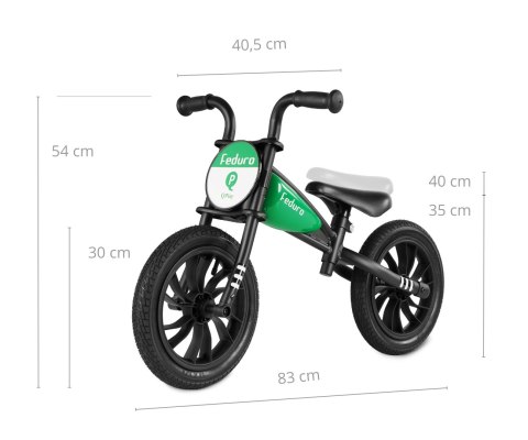Qplay Rowerek Biegowy Feduro Green Qplay Rowerek Biegowy Feduro Green