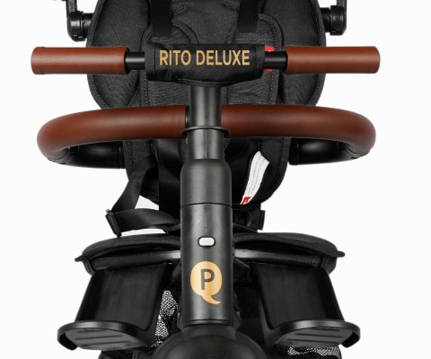 Qplay Rowerek Trójkołowy Rito Deluxe Rubber Black Qplay Rowerek Trójkołowy Rito Deluxe Rubber Black