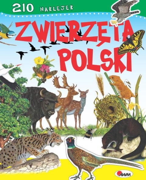 ZWIERZĘTA POLSKI + NAKLEJKI AWM WYDAWNICTWO ZWIERZĘTA POLSKI + NAKLEJKI AWM WYDAWNICTWO