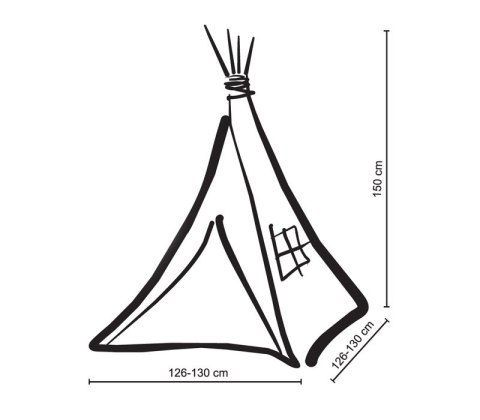 Namiot Tipi dla dzieci+ zawieszki pióra - Chevron zielono-niebieski Namiot Tipi dla dzieci+ zawieszki pióra - Chevron zielono-niebieski