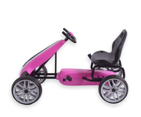 Milly Mally Gokart na pedały Power Pink Milly Mally Gokart na pedały Power Pink