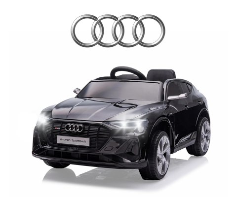 Milly Mally Pojazd na akumulator Audi E-Tron Sportback 4x4 Black Milly Mally Pojazd na akumulator Audi E-Tron Sportback 4x4 Black