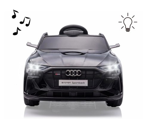 Milly Mally Pojazd na akumulator Audi E-Tron Sportback 4x4 Black Milly Mally Pojazd na akumulator Audi E-Tron Sportback 4x4 Black