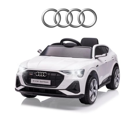 Milly Mally Pojazd na akumulator Audi E-Tron Sportback 4x4 White Milly Mally Pojazd na akumulator Audi E-Tron Sportback 4x4 White