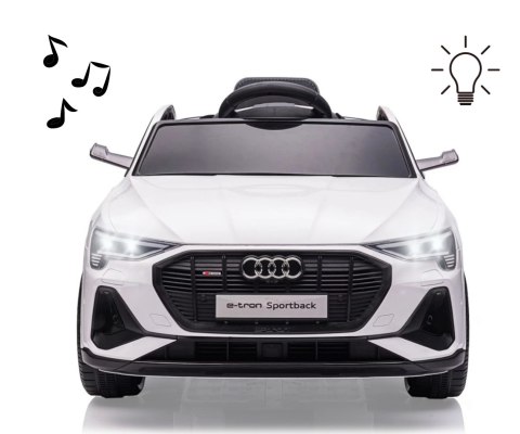 Milly Mally Pojazd na akumulator Audi E-Tron Sportback 4x4 White Milly Mally Pojazd na akumulator Audi E-Tron Sportback 4x4 White