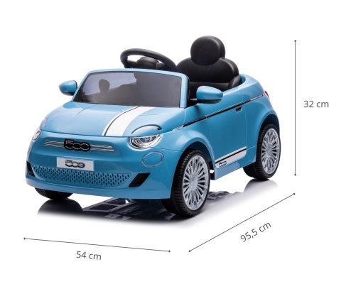 Milly Mally Pojazd na akumulator Fiat 500e Blue Milly Mally Pojazd na akumulator Fiat 500e Blue