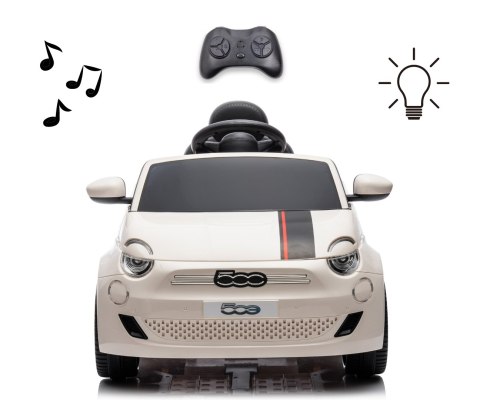 Milly Mally Pojazd na akumulator Fiat 500e White Milly Mally Pojazd na akumulator Fiat 500e White