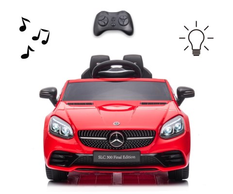 Milly Mally Pojazd na akumulator Mercedes-Benz SLC Red Milly Mally Pojazd na akumulator Mercedes-Benz SLC Red
