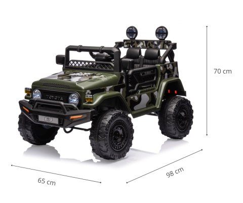 Milly Mally Pojazd na akumulator Toyota FJ Cruiser Army Milly Mally Pojazd na akumulator Toyota FJ Cruiser Army