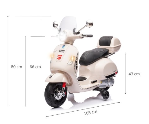 Milly Mally Pojazd na akumulator Vespa GTS Super White Milly Mally Pojazd na akumulator Vespa GTS Super White