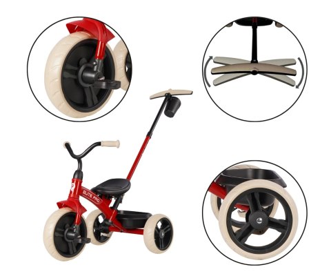 Qplay Rowerek Trójkołowy Elite Pro Red Qplay Rowerek Trójkołowy Elite Pro Red