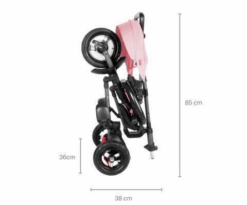 Qplay Rowerek Trójkołowy Rito Rubber Pink Qplay Rowerek Trójkołowy Rito Rubber Pink