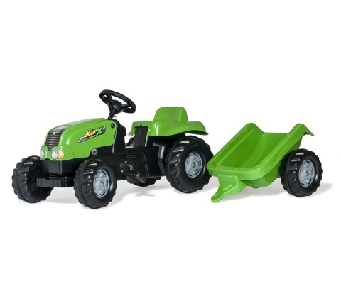 Rolly Toys 012169 Traktor Rolly Kid z przyczepą Zielony Rolly Toys 012169 Traktor Rolly Kid z przyczepą Zielony